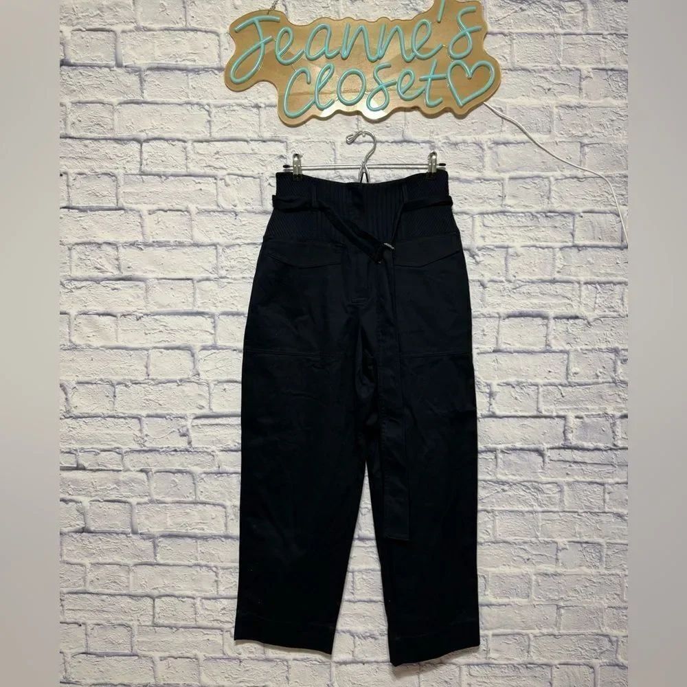 NWT sportmax Navy blue trouser size 10